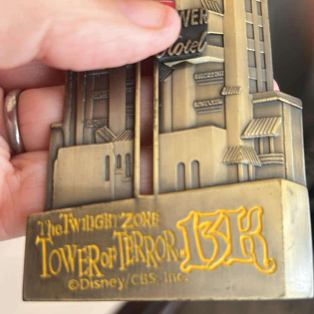 Disney Hollywood Tower Hotel Medal - image 4